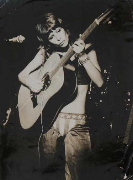 Rita Lee durante show na década de 1970