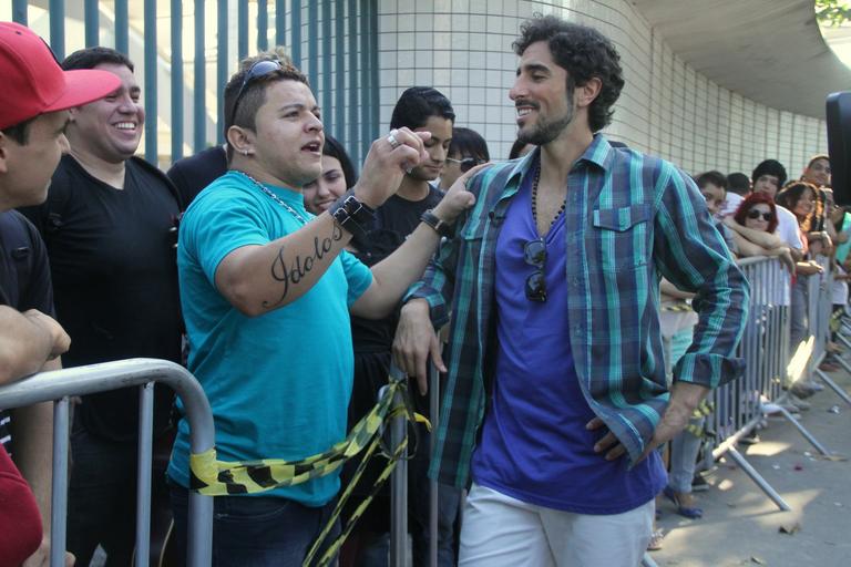 Marcos Mion comanda audição do programa 'Ídolos' no Maracanãzinho, Rio de Janeiro