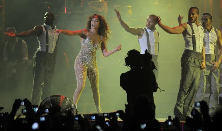 Jennifer Lopez agita show em Fortaleza