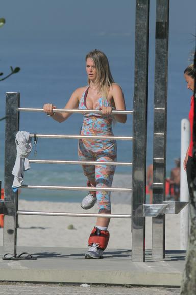Susana Werner se exercita no Rio de Janeiro