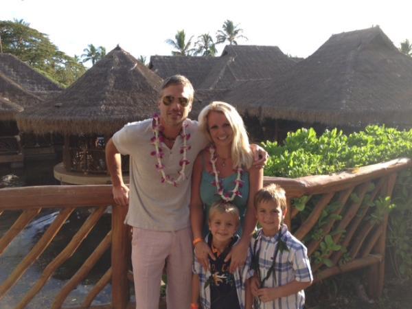 Britney Spears, no Havaí com a família, postou: 