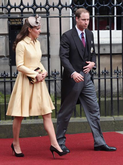 Kate Middleton e príncipe William na Escócia