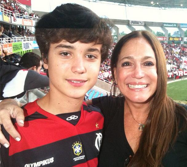 Susana Vieira e o neto Bruno