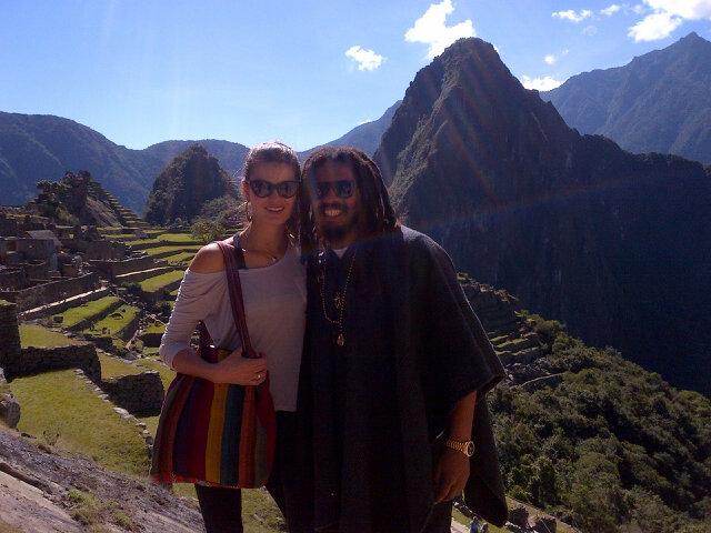 Isabeli e Rohan em Machu Picchu