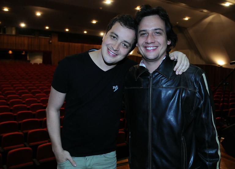 Rafael Cortez e o irmão Leonardo