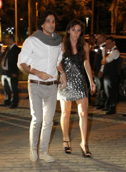 Glenda Kozlowski com o namorado Luiz Tepedino