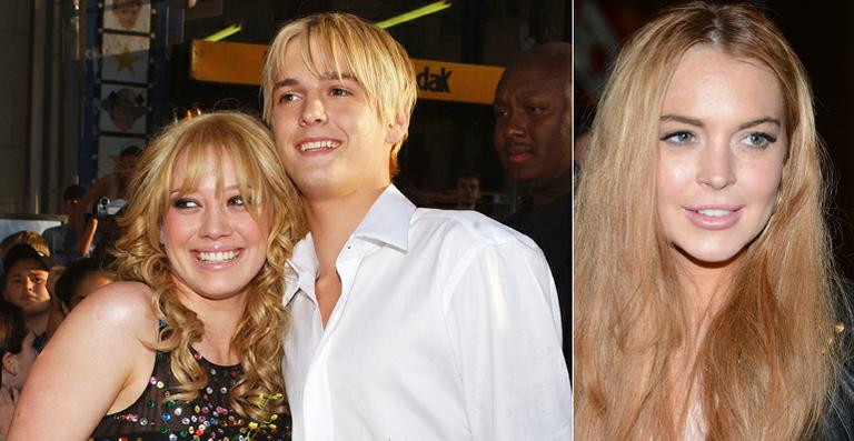 Aaron Carter era apenas um adolescente de 14 anos quando traiu sua namorada Hilary Duff com a atriz Lindsay Lohan. Na época, eles negaram o affaire, mas anos depois assumiram para imprensa 