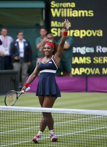 Serena Williams, a medalhista de ouro da edição da Olimpíada deste ano