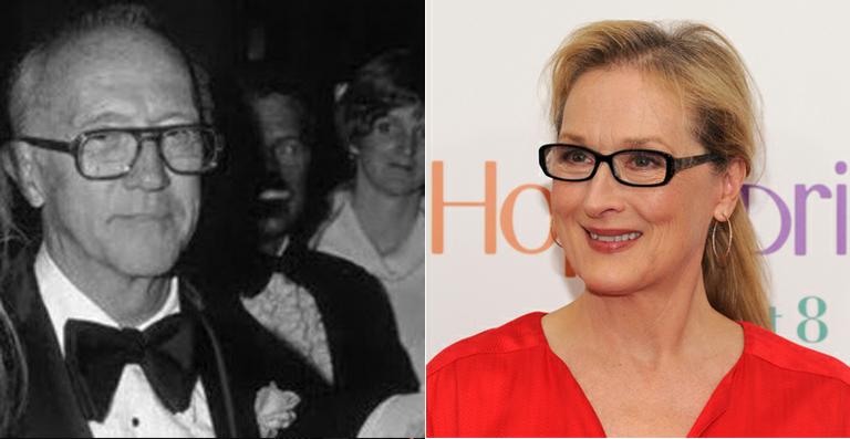 Harry Streep, pai de Meryl Streep, trabalhava em uma empresa farmacêutica 