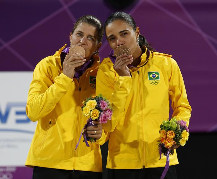 As brasileiras Juliana Silva e Larissa França