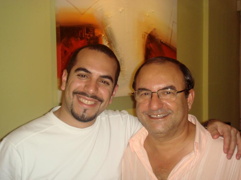 Sérgio Jr (Sorriso Maroto) e o pai Sérgio Ignácio