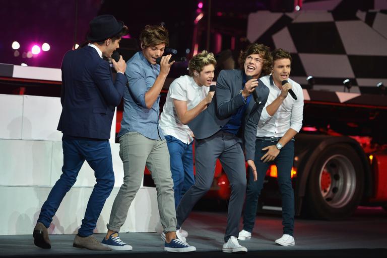 One Direction: Zayn Malik, Louis Tomlinson, Niall Horan, Harry Styles e Liam Payne 