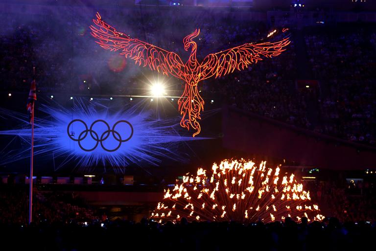 Veja fotos do show de encerramento da Olimpíada 2012