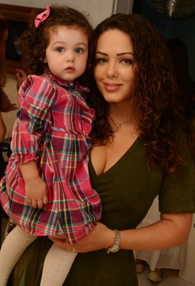 Tania Mara com sua filha Maisa