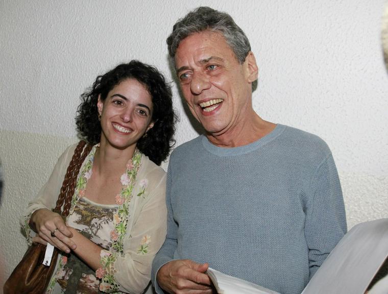 Luísa Buarque e Chico Buarque