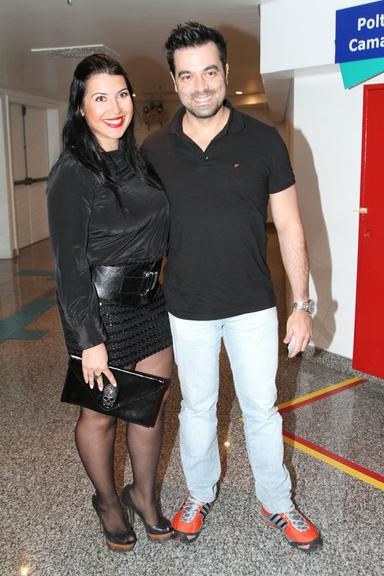 Priscila Pires e o marido Bruno Andrade