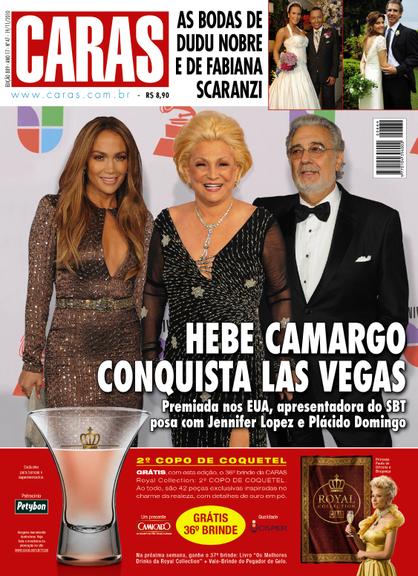 Veja as capas da revista CARAS com Hebe Camargo