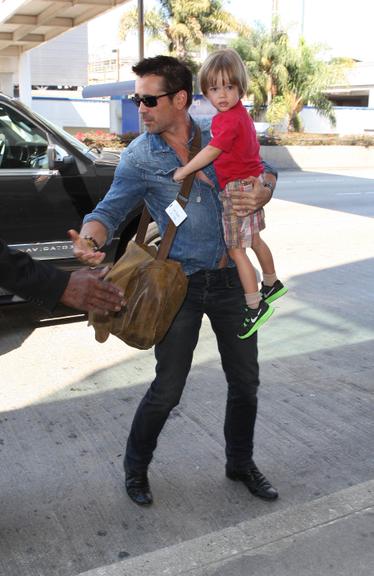 Colin Farrell e o filho Henry