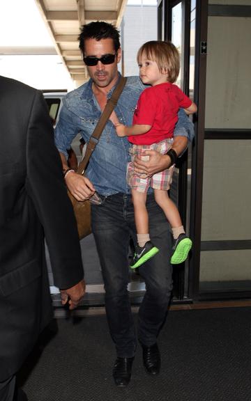Colin Farrell e o filho Henry