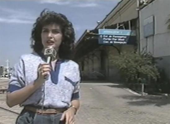 Em 1986, a jornalista foi repórter do 'RJ TV'