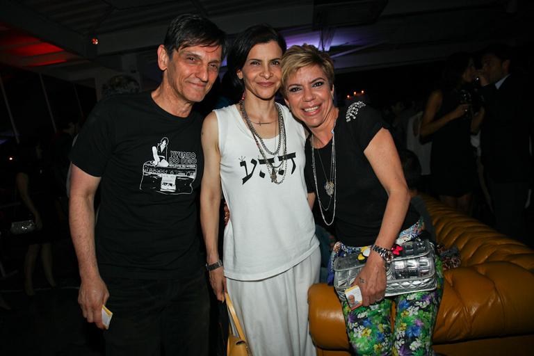 Paulo Miklos, Marina Lima e Astrid Fontenelle