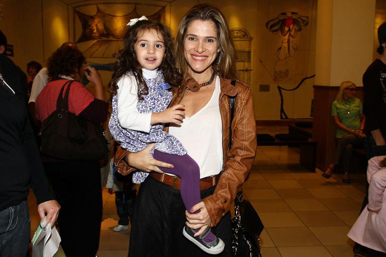 Ingrid Guimarães com Clara, sua filha com Renê Machado
