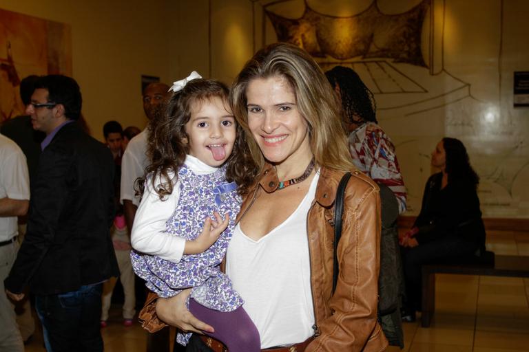 Ingrid Guimarães com Clara, sua filha com Renê Machado