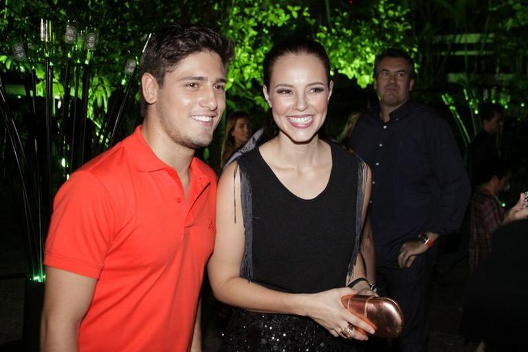 Daniel Rocha com Paola Oliveira