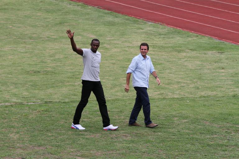Usain Bolt e Eduardo Paes