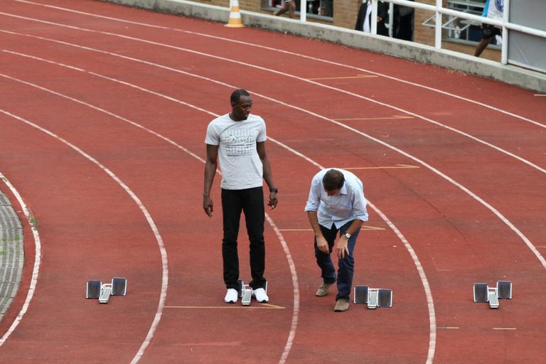 Usain Bolt e Eduardo Paes