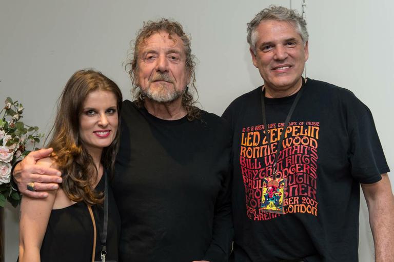 Adriana Del Claro, Robert Plant e William Crunfli