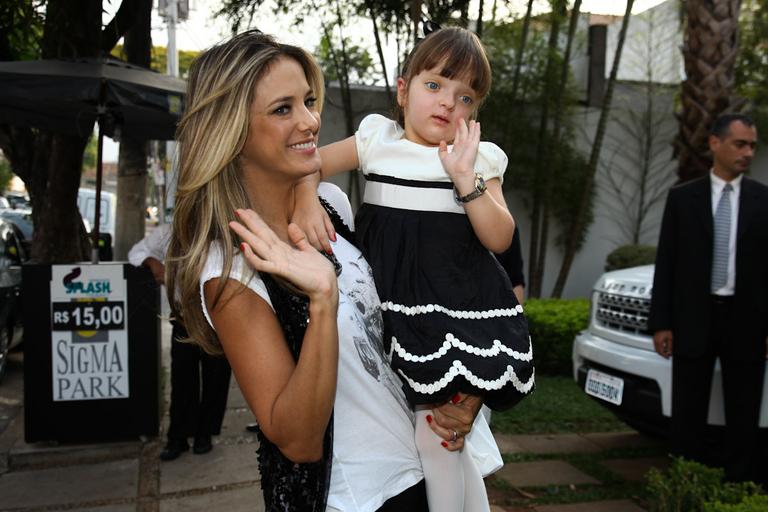 Ticiane Pinheiro e a pequena Rafaella Justus, sua filha com Roberto Justus