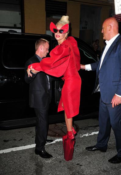 Os sapatos de Lady Gaga