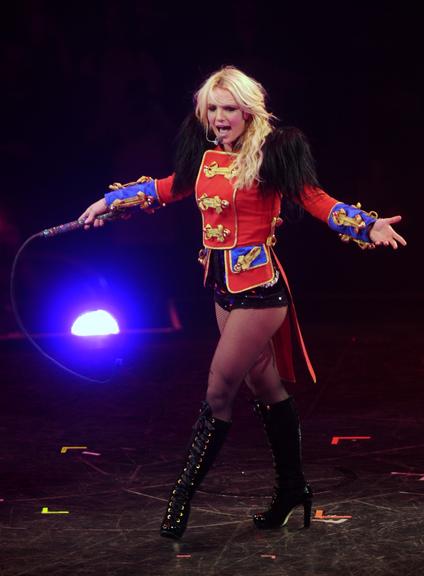 Britney Spears em show nos Estados Unidos em 2009
