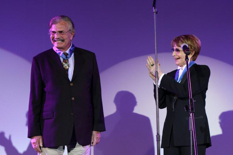 Tarcísio Meira e Glória Menezes são homenageados em premiação no Rio de Janeiro