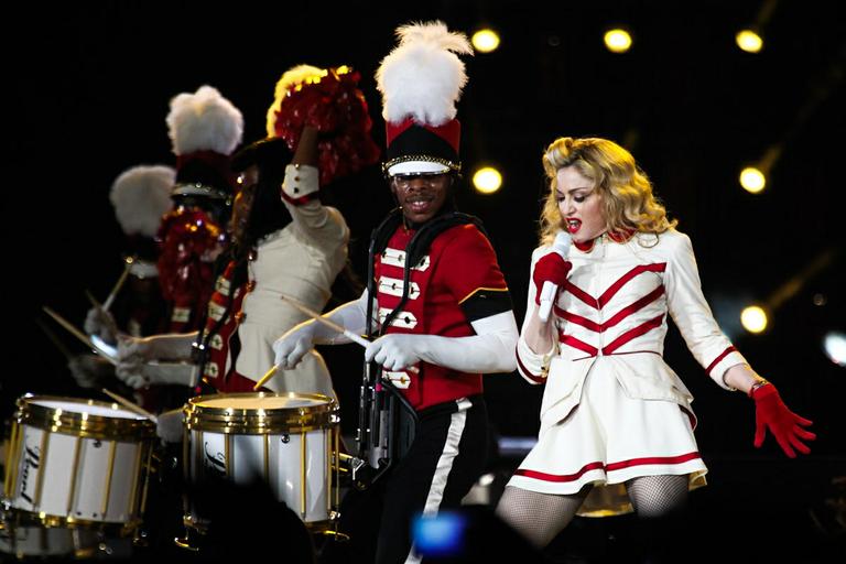 Madonna apresenta a turnê MDNA no estádio do Morumbi, em São Paulo