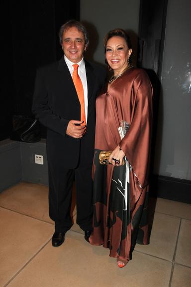 Reginaldo Leme com a mulher, Carmem Sylvia Leme