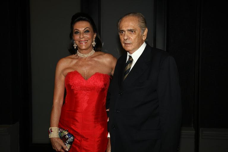 Beth Szafir com o marido, Gabriel Szafir