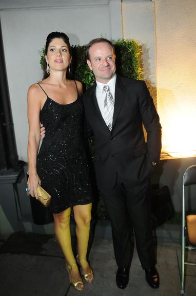 Rubens Barrichello com a mulher, Silvana