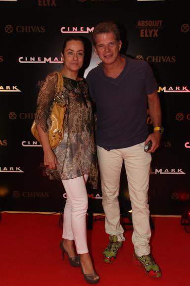 Raul Gazolla com a mulher Fernanda Loureiro