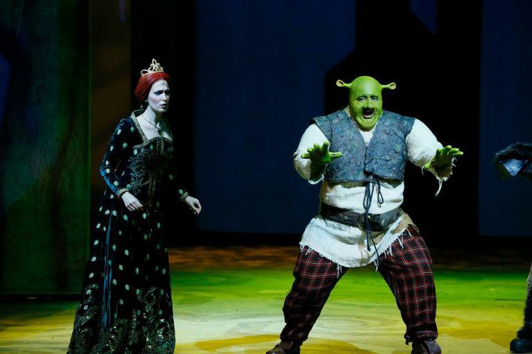 Cena de 'Shrek - o Musical'