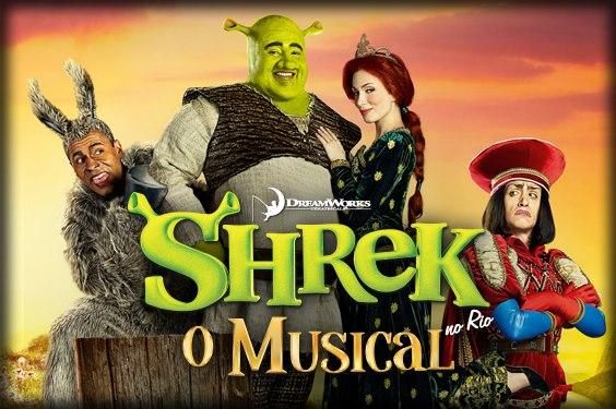 O cartaz de 'Shrek - O Musical'