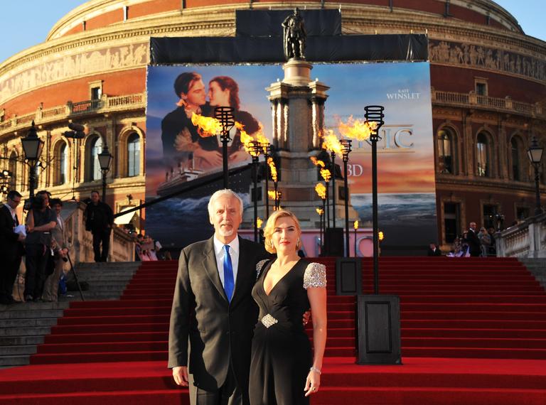 James Cameron e Kate Winslet relançam Titanic em 3D no centenário do naufrágio