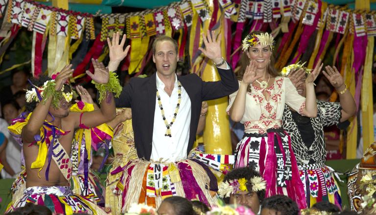 Príncipe William e Kate Middleton na Polinésia 
