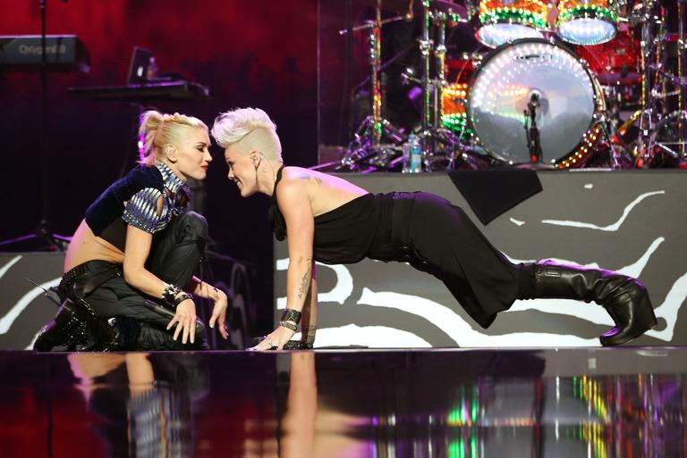 Gwen Stefani e Pink cantaram juntas em festival 