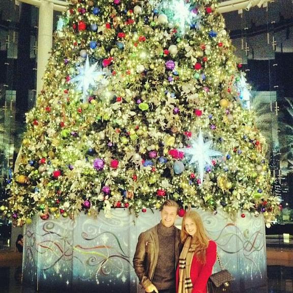 Marina Ruy Barbosa passou o Natal com o namorado Klebber Toledo  na Flórida: 