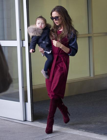 Victoria Beckham e a filha, Harper