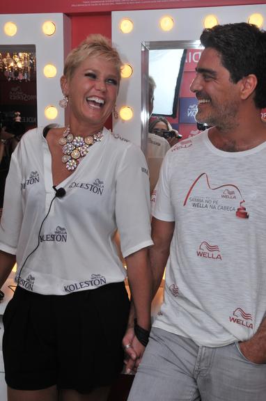 Xuxa Meneghel e Junno Andrade no Camarote CARAS