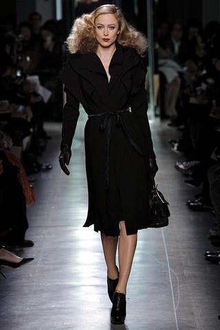 Raquel Zimmermann na Semana de Moda de Milão