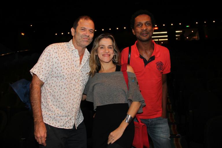 Ingrid Guimarães com Aloísio de Abreu e Luis Miranda